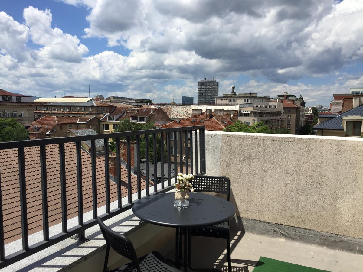 Rooftop Oscar Rooms Sofia Bagian luar foto