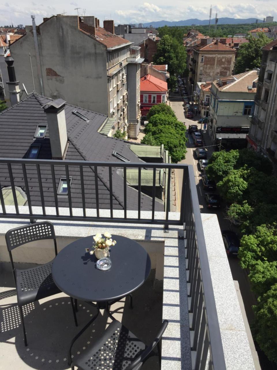Rooftop Oscar Rooms Sofia Bagian luar foto
